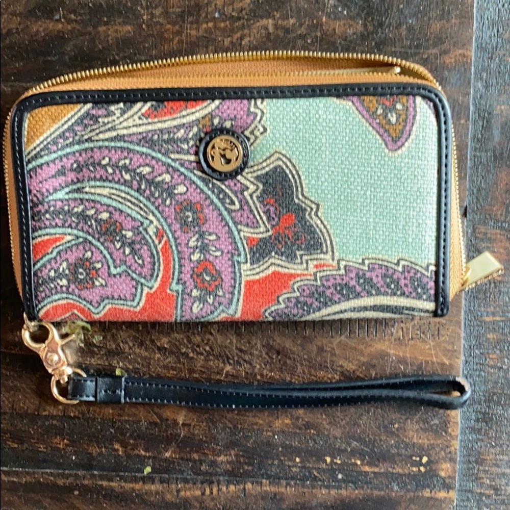 Spartina zip up wallet